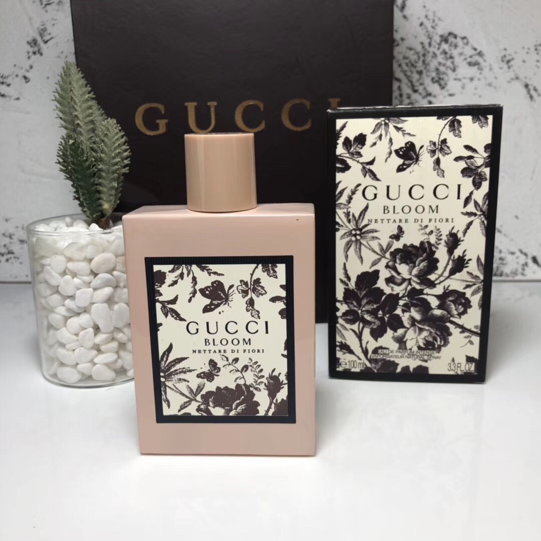 Gucci Bloom Flower Fragrance, four colors: 💖Pink Blossom Bottle, ❤️Limited Edition Bright Red Blossom, 💚Green Blossom, 🖤Black Blossom - Image 2
